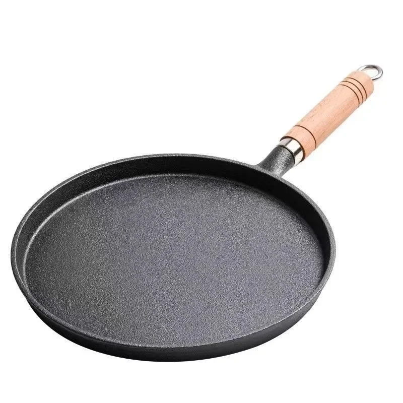 Mini Pancake Griddle - Patelnia żeliwna 26 cm niepowlekana nieprzywierająca