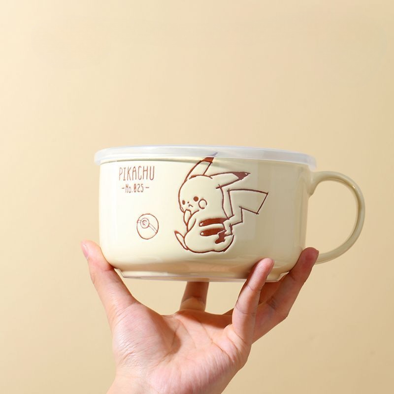 Dim Sum Basket - Miska ceramiczna Pikachu z kolorowym podszyciem,