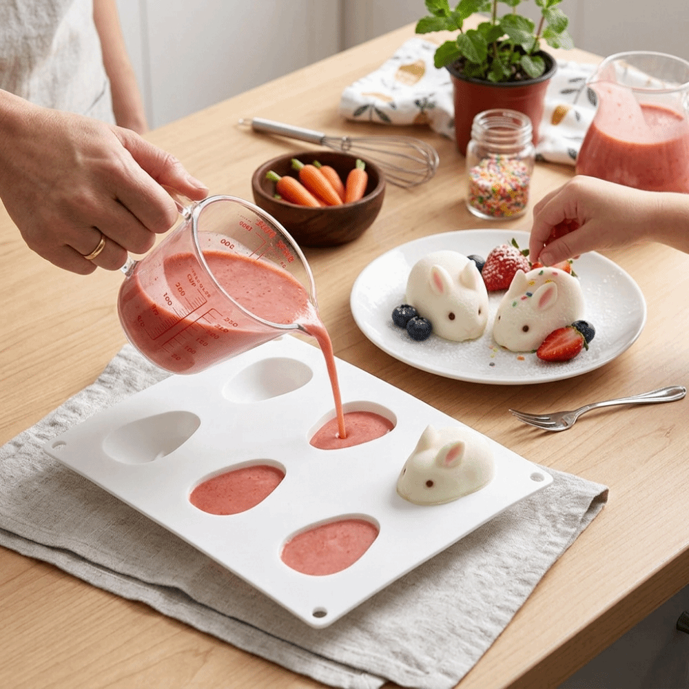 Silikonowe formy 3D do ciast w – Bunny Cake Mold recenzja i cena